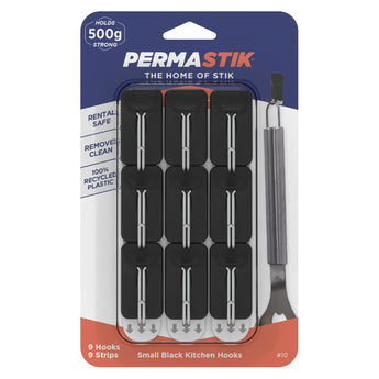 Kitchen Hooks - S / 9 Pack | 500g Hold - Perma Products Shop - Permastik