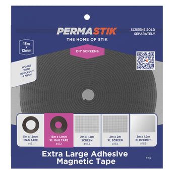 Adhesive Magnetic Tape | 15m x 12mm - Perma Products Shop - Permastik