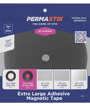 Adhesive Magnetic Tape | 15m x 12mm - Perma Products Shop - Permastik