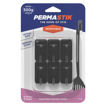 Kitchen Hooks - S / 6 Pack | 500g Hold - Perma Products Shop - Permastik