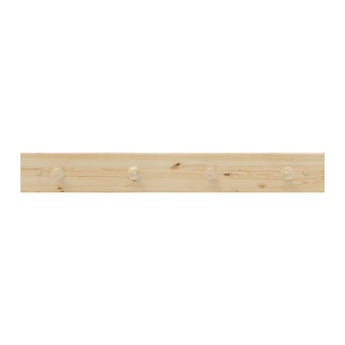 Hook Rack | Natural Pine Board - 4 Hooks - Perma Products Shop - Mode