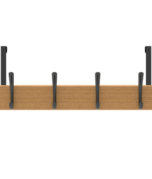 Over Door Hook | Bamboo Board - 4 Black Hooks - Perma Products Shop - Mode