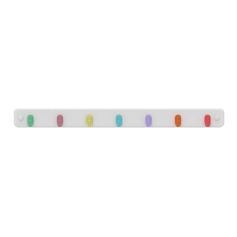 Key Rack | White Board - 7 Pastel Hooks - Perma Products Shop - Mode