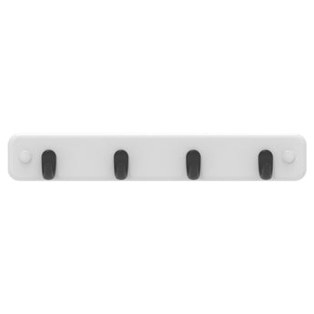 Key Rack | White Board - 4 Black Hooks - Perma Products Shop - Mode