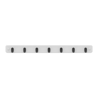 Key Rack | White Board - 7 Black Hooks - Perma Products Shop - Mode