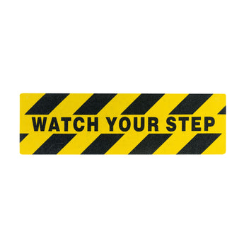 Anti-slip Steps - Watch Your Step Mat | 500mm x 150mm - Perma Products Shop - Croc Grip