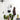 Key Rack | White Board - 7 Brushed Brass Hooks - Perma Products Shop - Mode