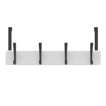 Over Door Hook | White Board - 4 Black Hooks - Perma Products Shop - Mode