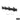 Hat & Coat Rack | Black Board - 4 Black Sliding Hooks - Perma Products Shop - Mode