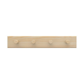 Key Rack | Natural Pine Board - 4 Timber Hooks - Perma Products Shop - Mode