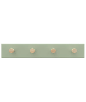 Key Rack | Textured Olive Green Board - 4 Timber Hooks - Perma Products Shop - Mode