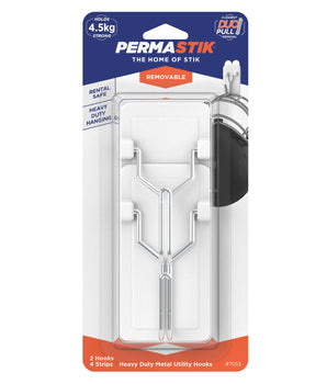 Utility Hooks - Metal Hooks | 4.5kg Hold - Perma Products Shop - Permastik