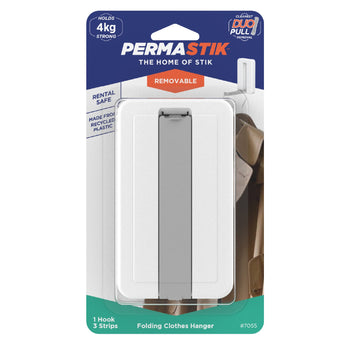 Folding Clothes Hook | 4kg Hold - Perma Products Shop - Permastik