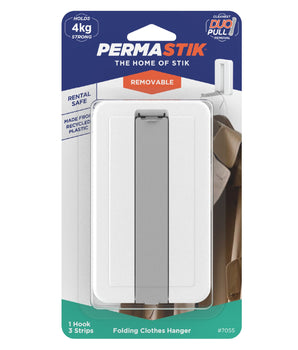 Folding Clothes Hook | 4kg Hold - Perma Products Shop - Permastik