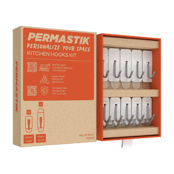 Kitchen Hooks - 15 Mixed Pack | White - Perma Products Shop - Permastik