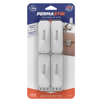 Cosmo Wire Hooks - L | 1.5kg Hold - Perma Products Shop - Permastik