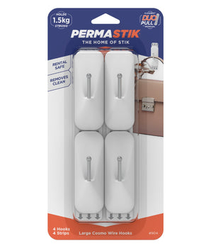 Cosmo Wire Hooks - L | 1.5kg Hold - Perma Products Shop - Permastik